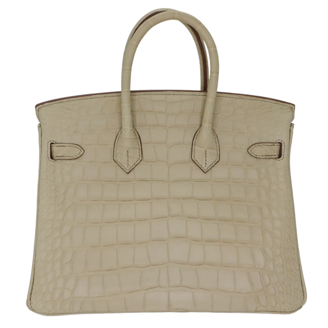 Birkin 25 Beton Matte Alligator