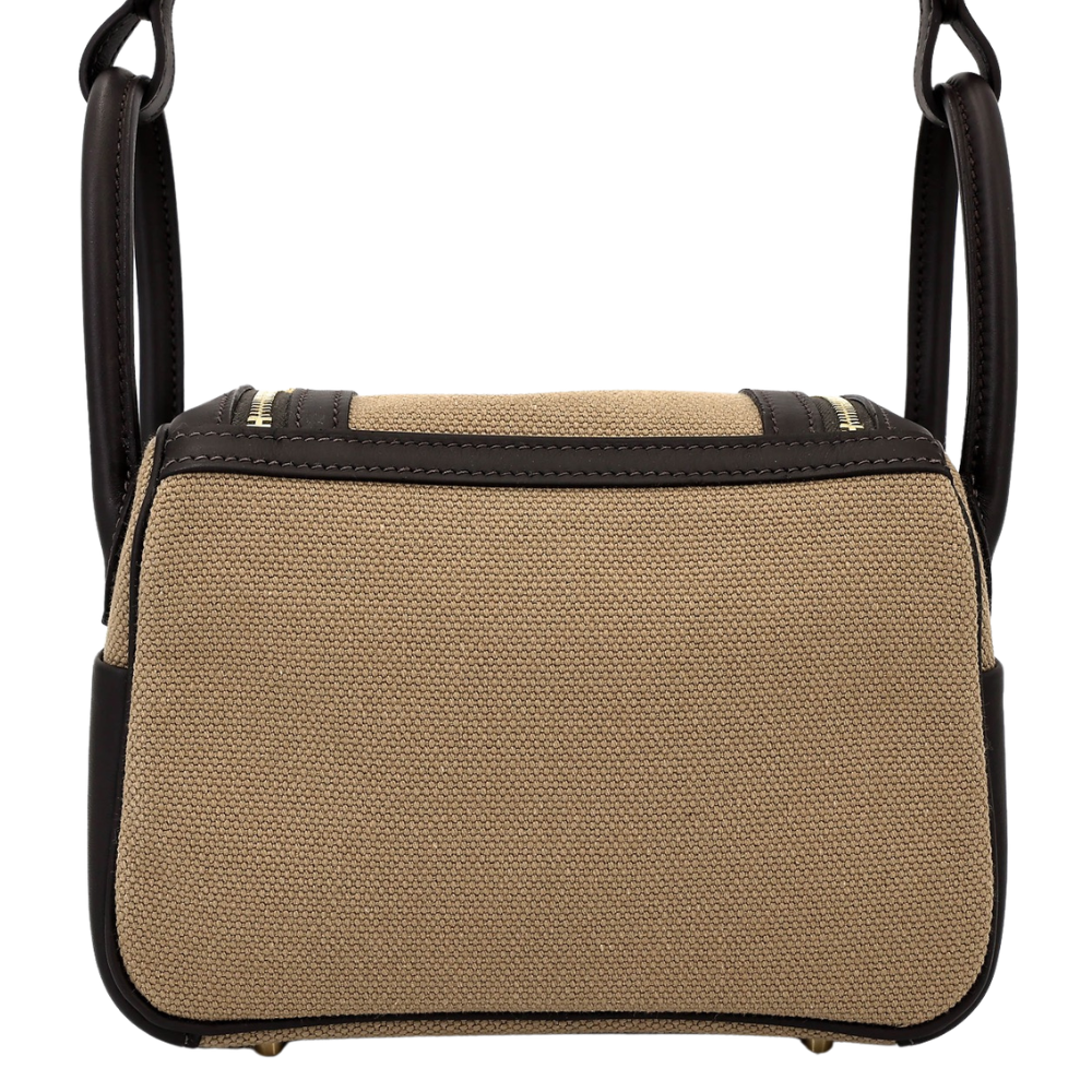 Lindy II Mini Bag Toile & Cuir Mousse
