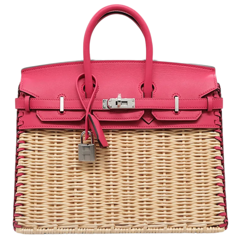 Birkin 25 Picnic Framboise