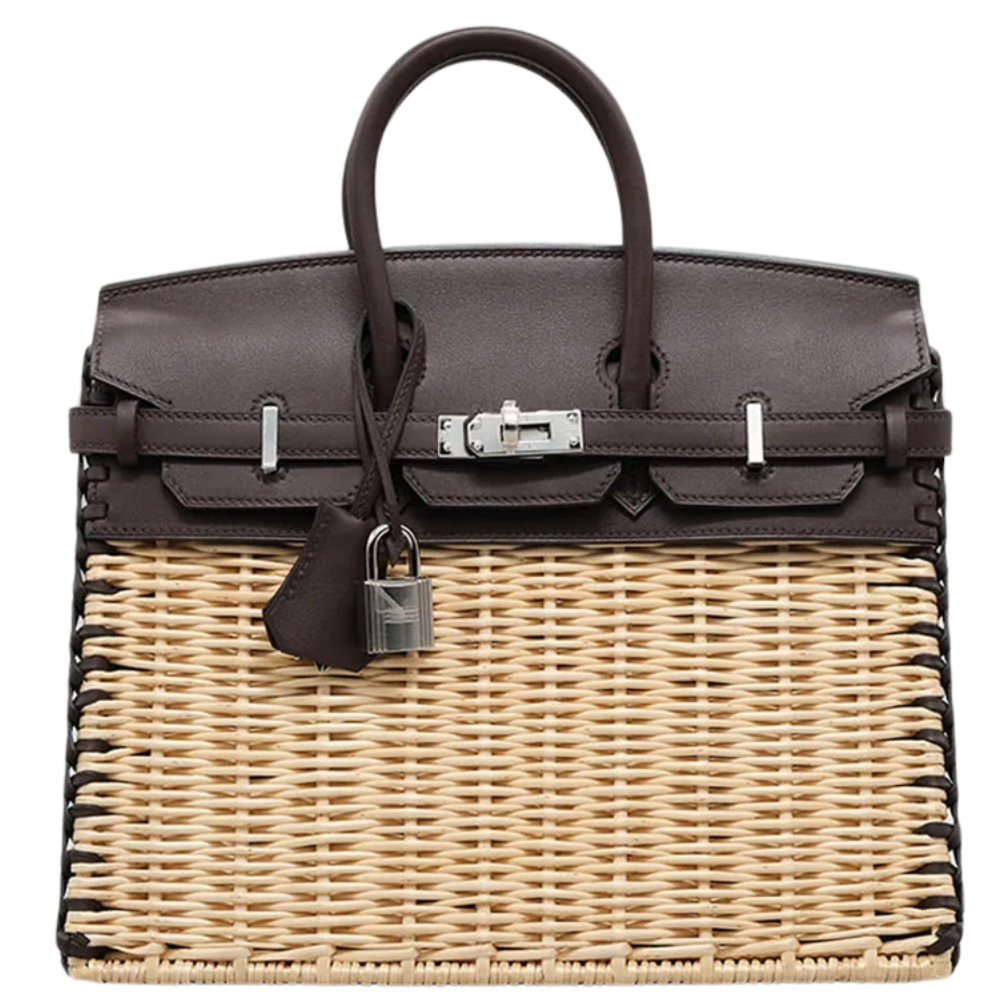 Hermès Birkin 25 Picnic in Rouge Sellier leather, front view