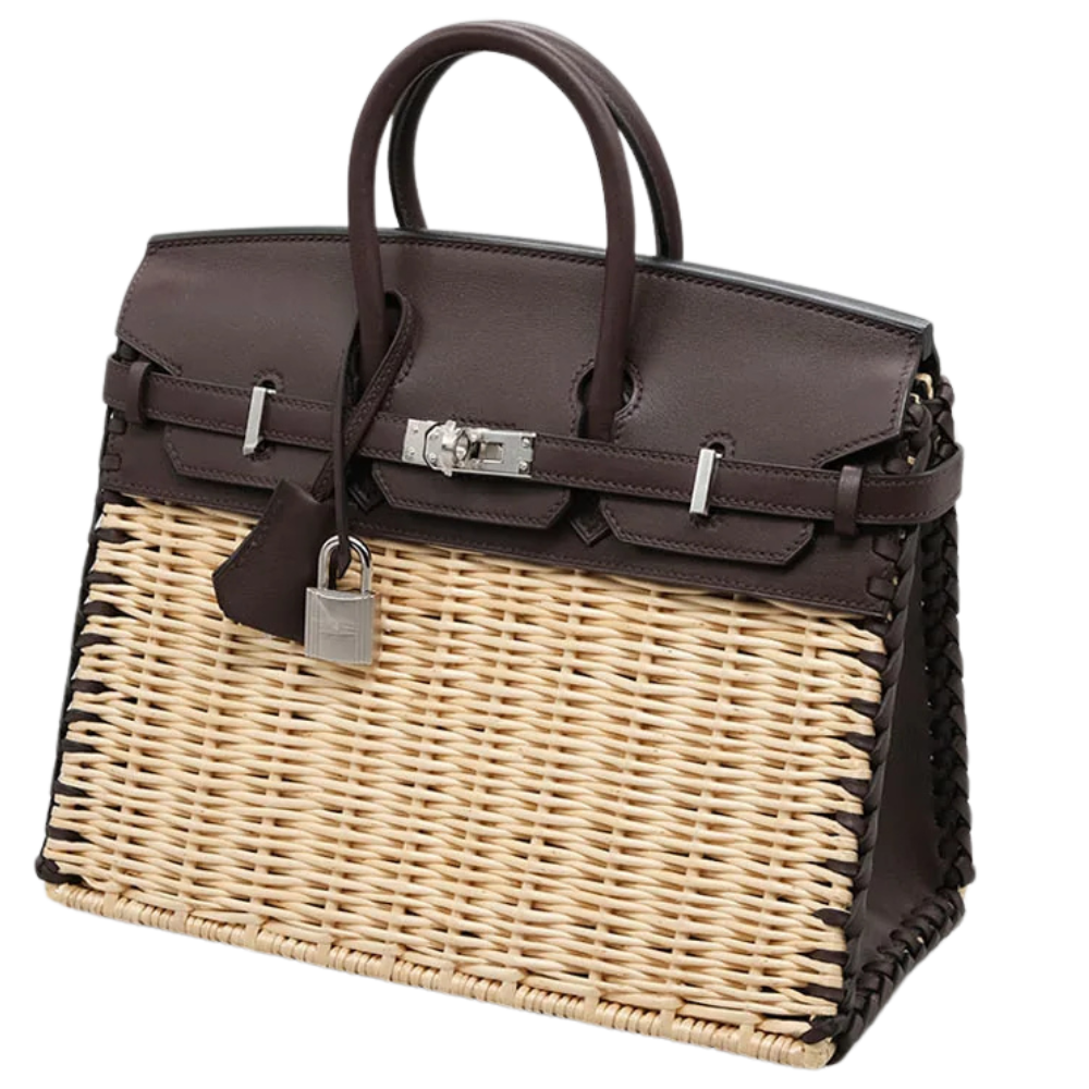 Hermès Birkin 25 Picnic in Rouge Sellier leather, side view