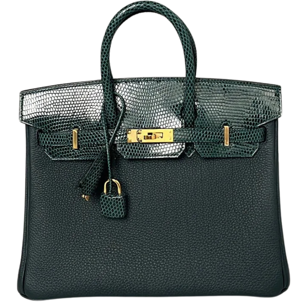Birkin 25 Touch Vert Rousseau / Vert Cypress