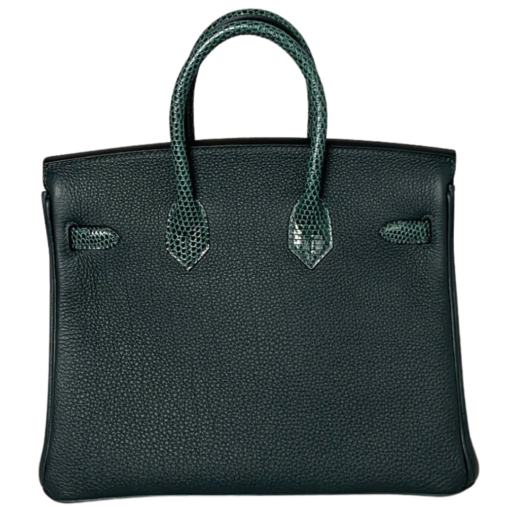 Birkin 25 Touch Vert Rousseau / Vert Cypress
