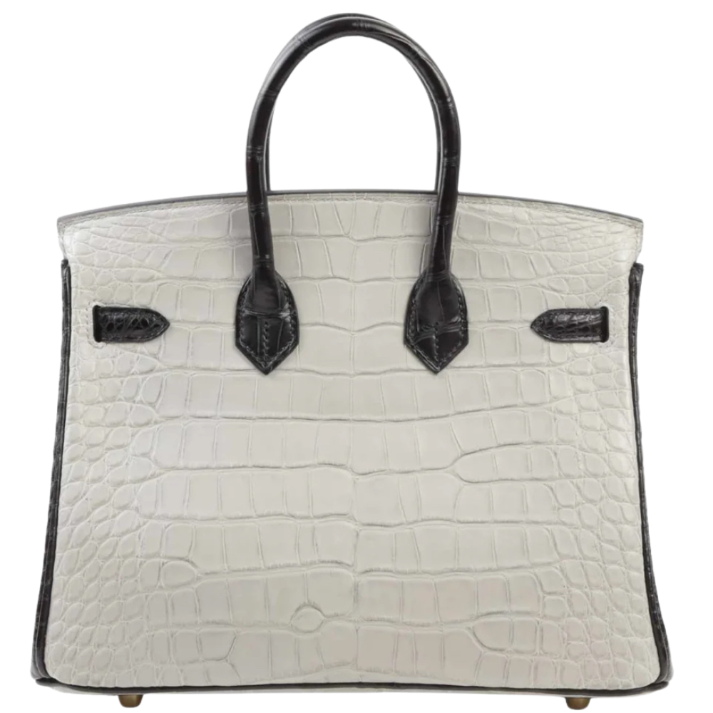 Birkin 25 Gris Perle / Black