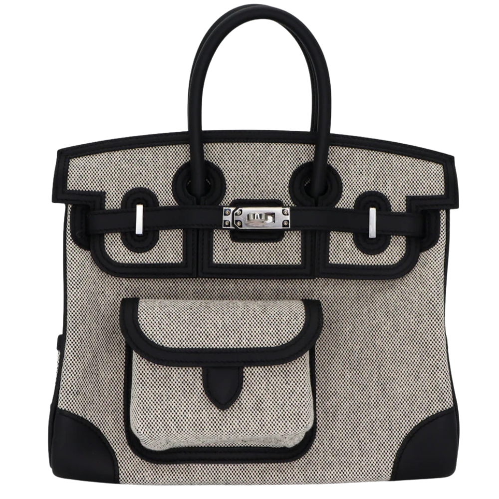 Birkin 25 Ecru / Black