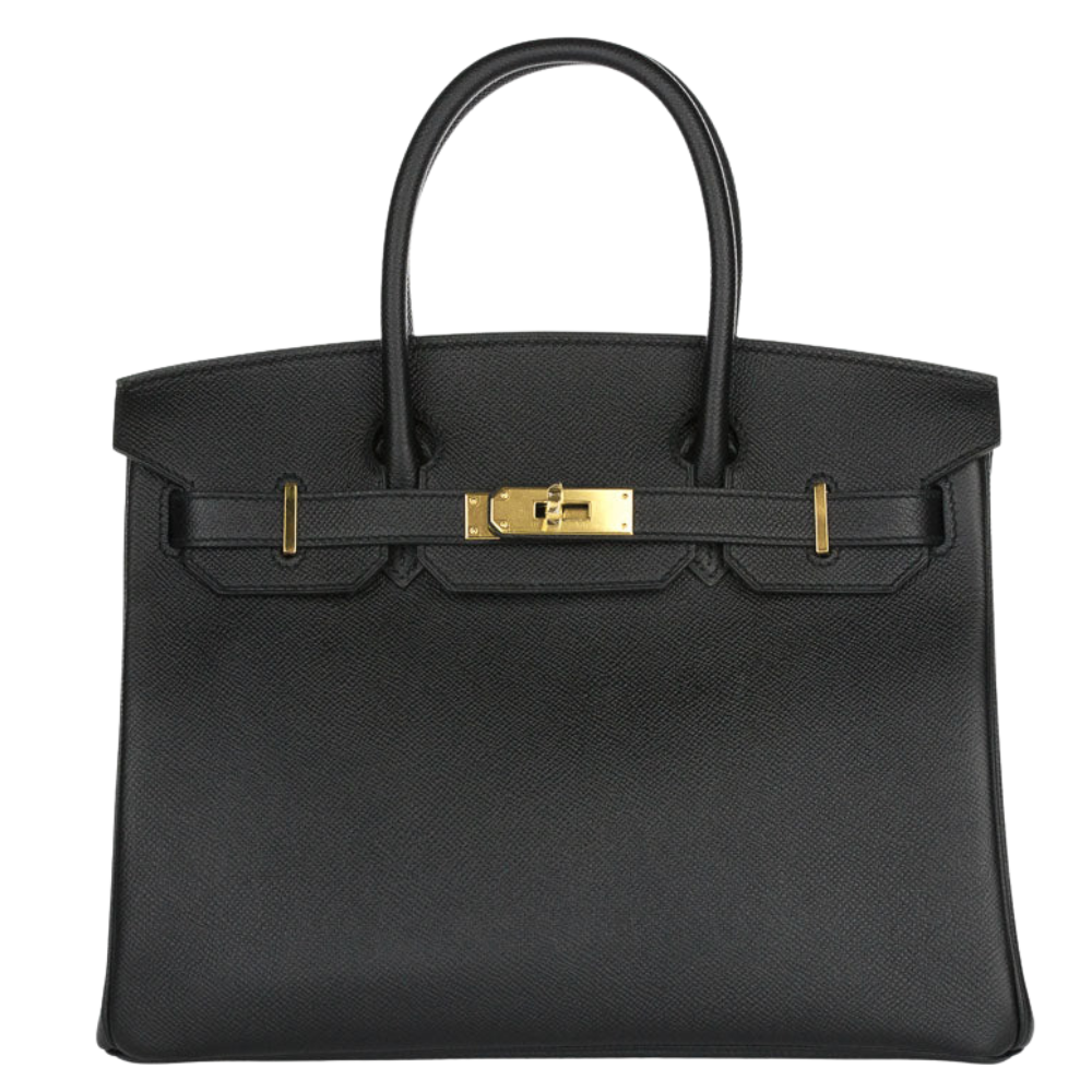 Birkin 30 Black Epsom