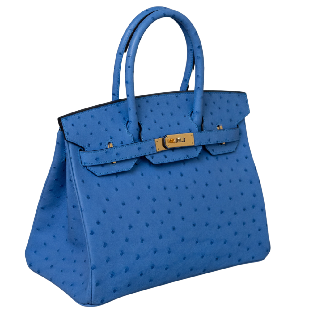 Birkin 30 Blue Mykonos