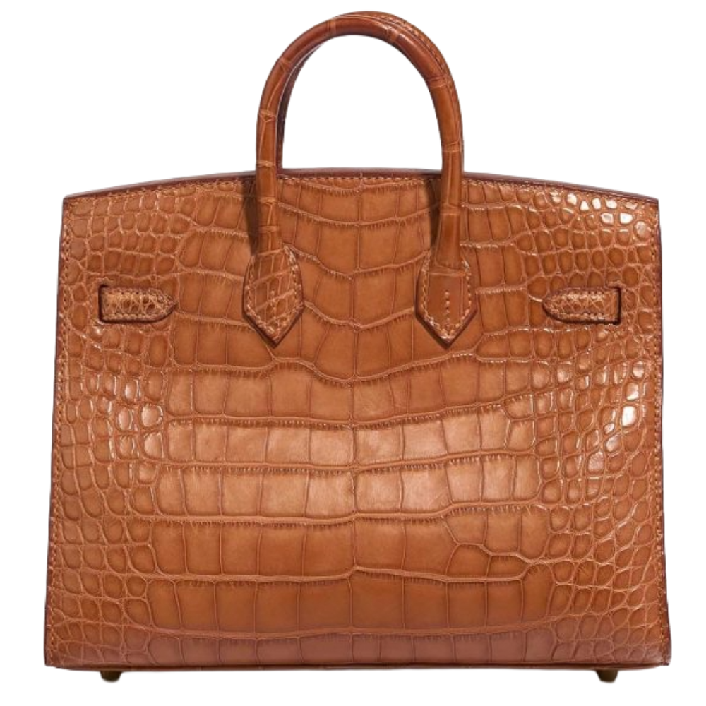 Birkin 25 Gold Matte Alligator