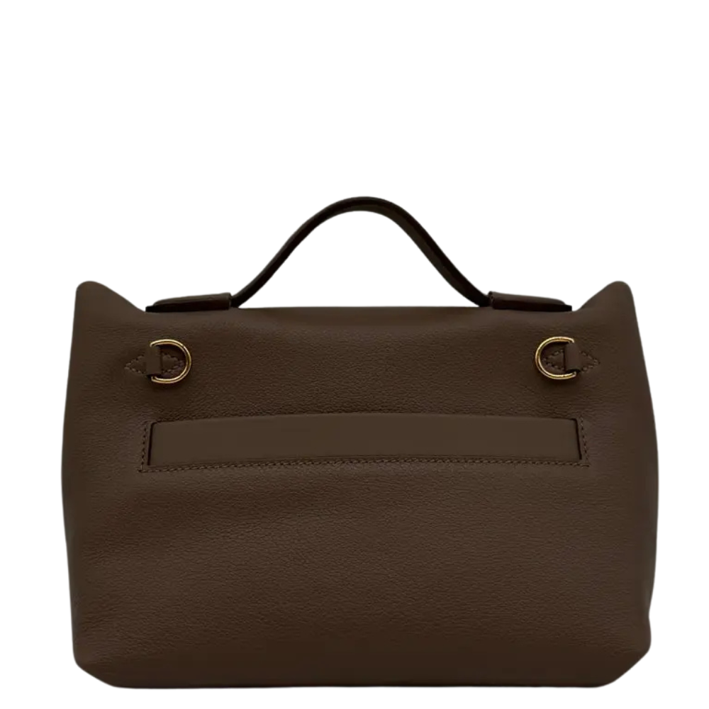 Hermes 24/24 21 Etoupe Evercolor Swift leather back view