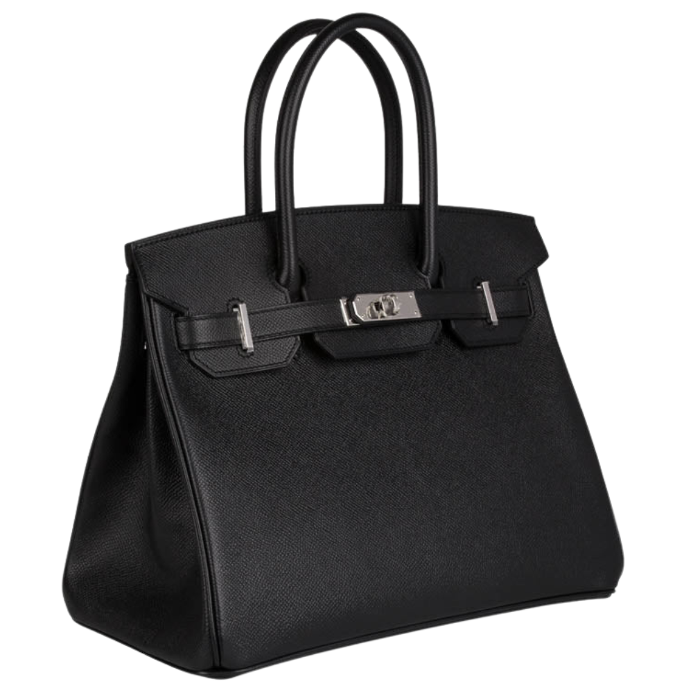 Birkin 30 Black Epsom