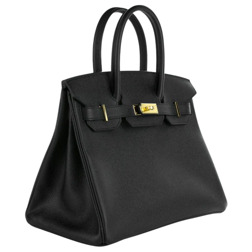 Birkin 30 Black Epsom