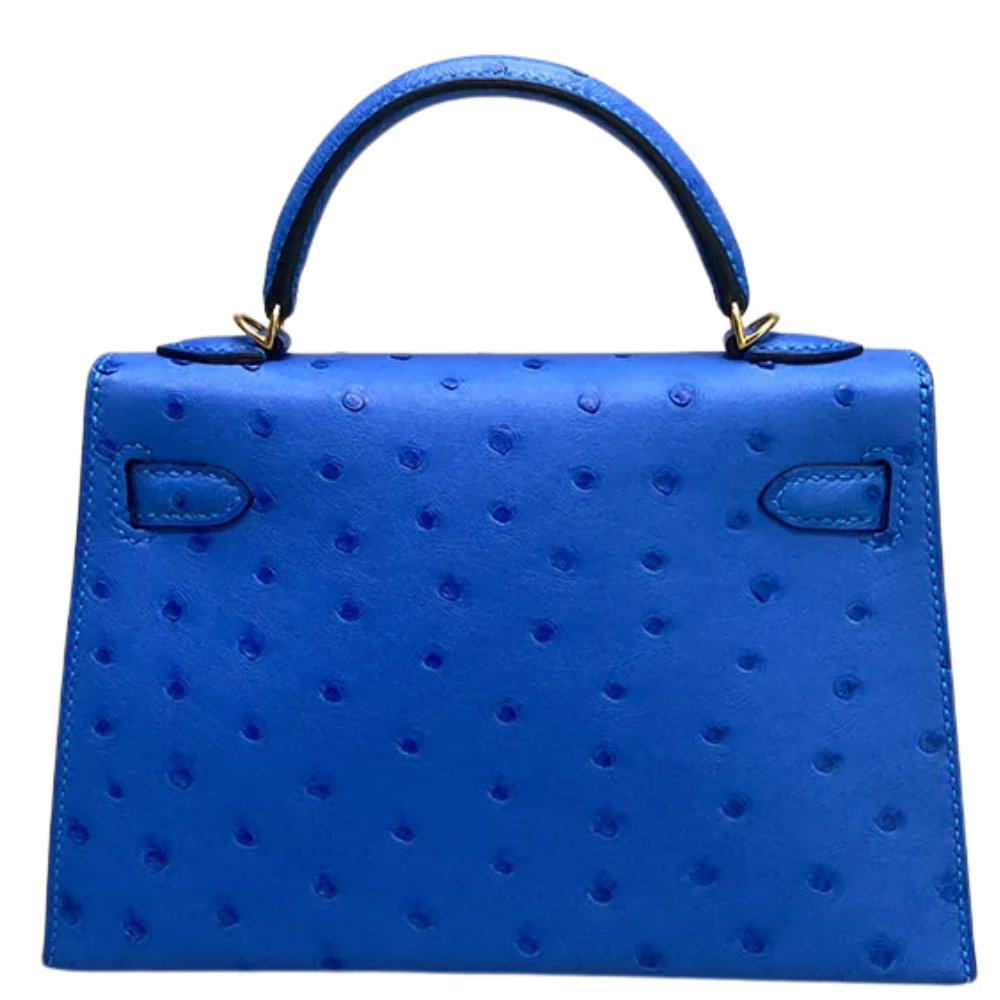 Kelly 20 Blue Hydra Ostrich