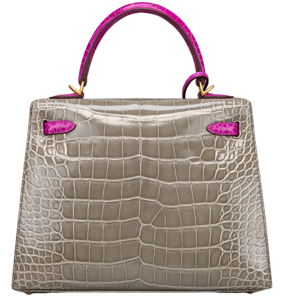 Kelly 25 Gris Tourterelle / Rose Scheherazade