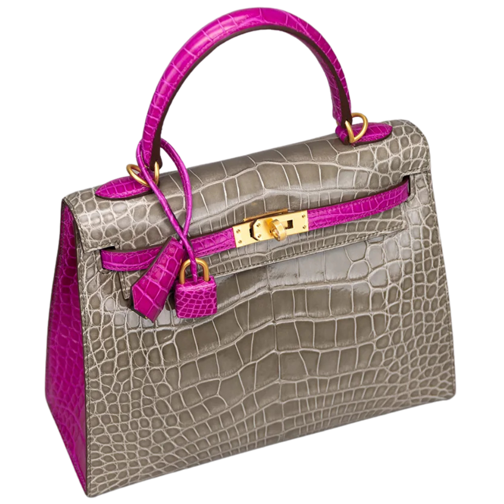 Kelly 25 Gris Tourterelle / Rose Scheherazade