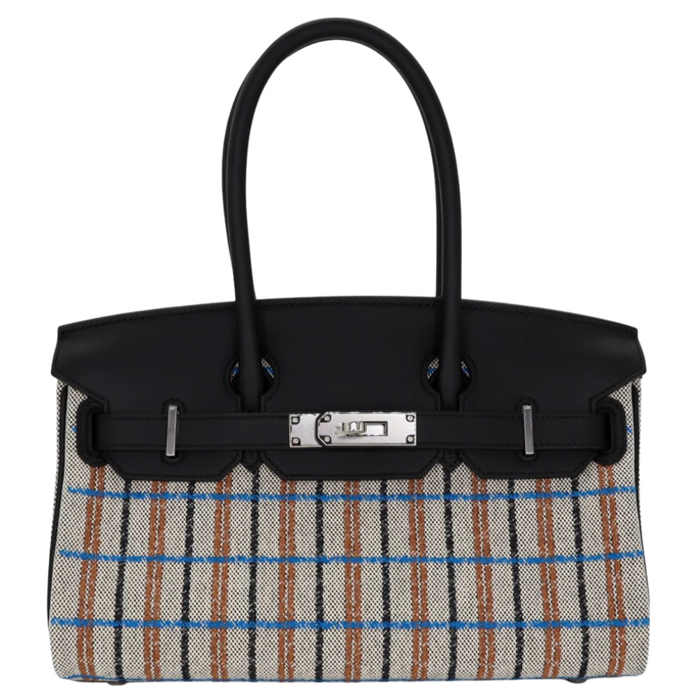 Birkin Shoulder Embroidered / Black