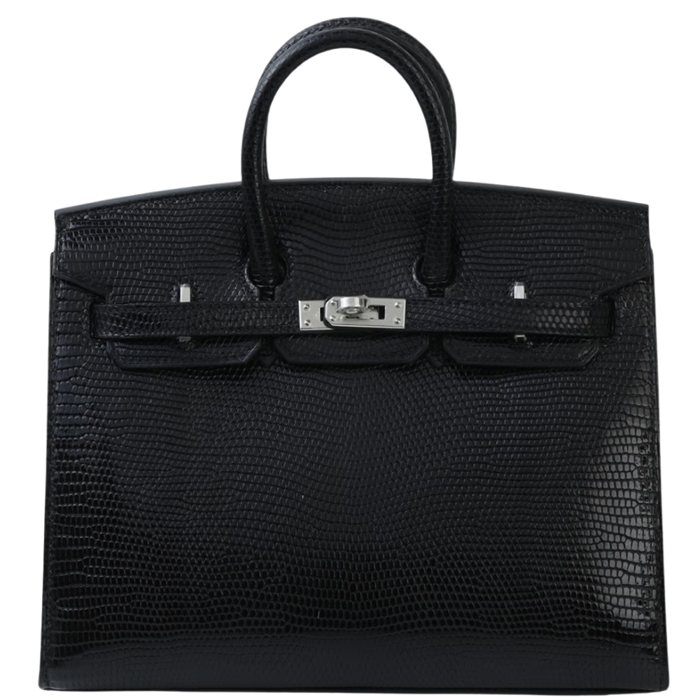 Birkin 20 Black Lizard