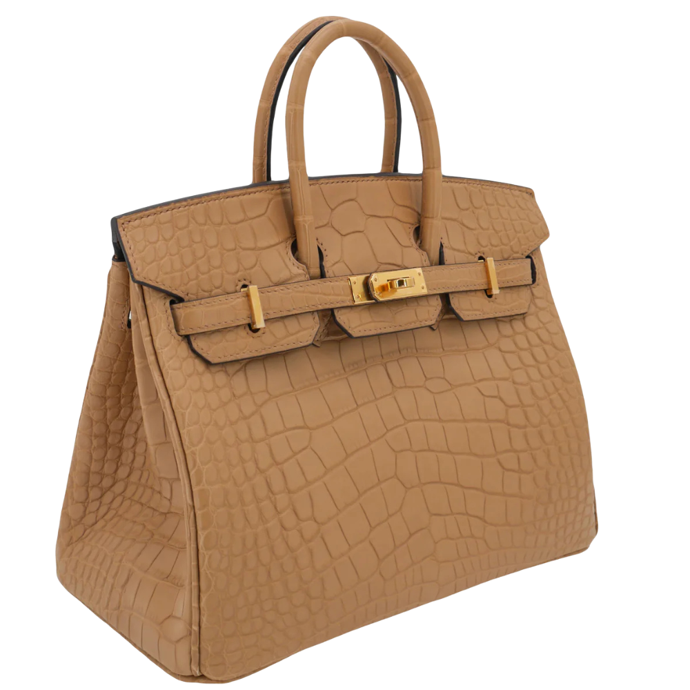 Birkin 25 Chai Matte Alligator