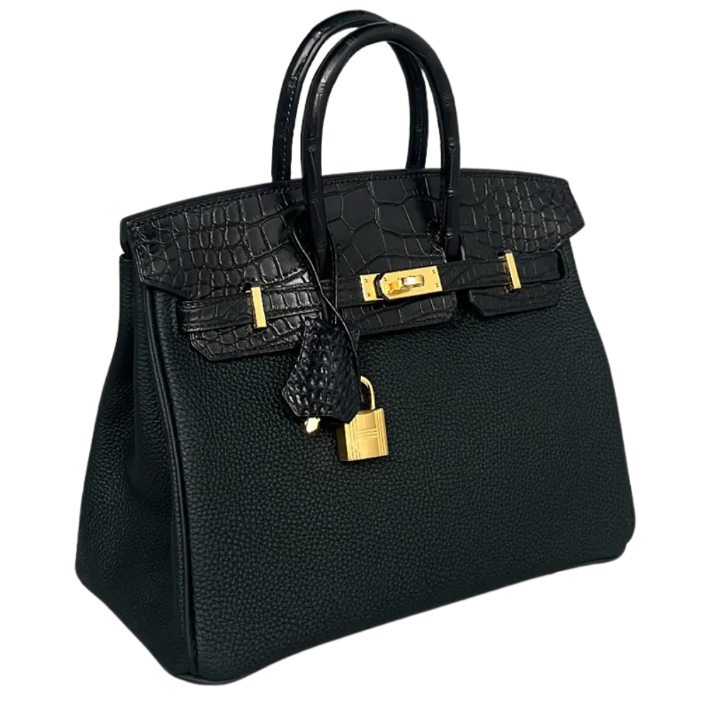 Birkin 25 Touch Black Matte Alligator