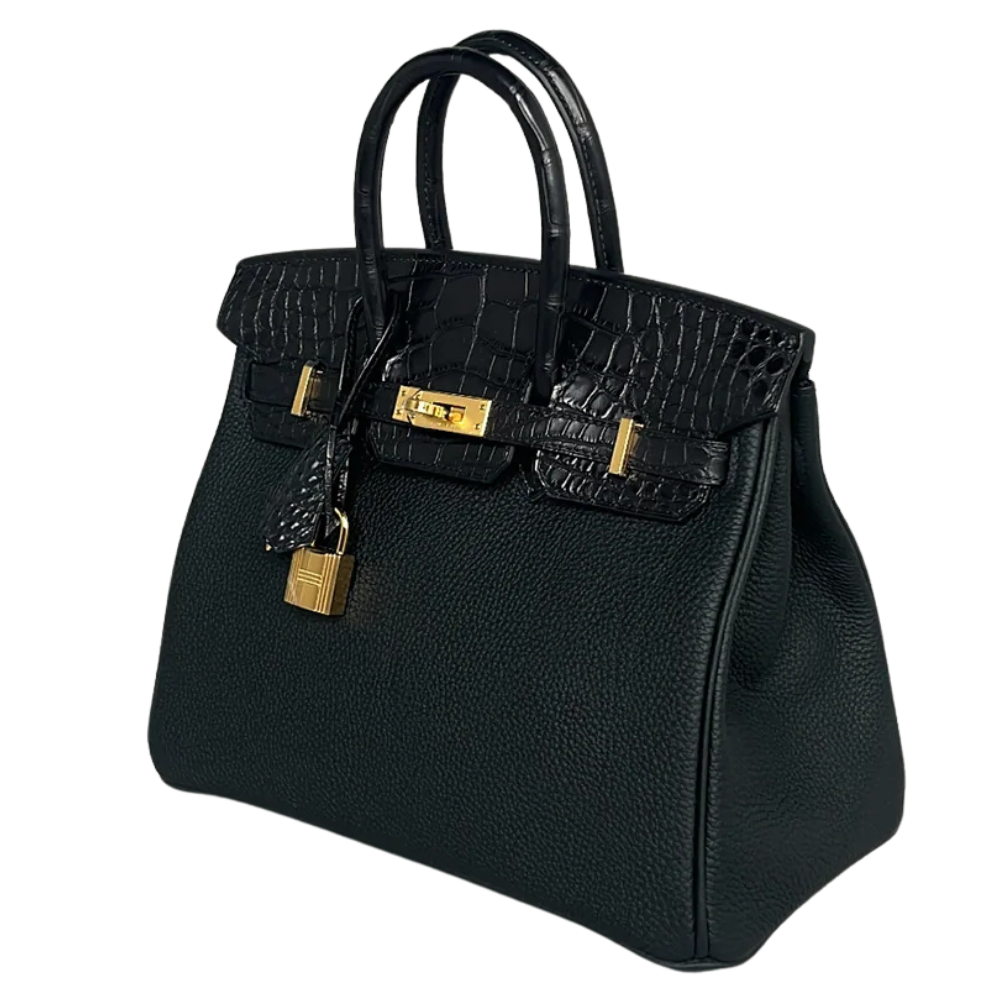Birkin 25 Touch Black Matte Alligator