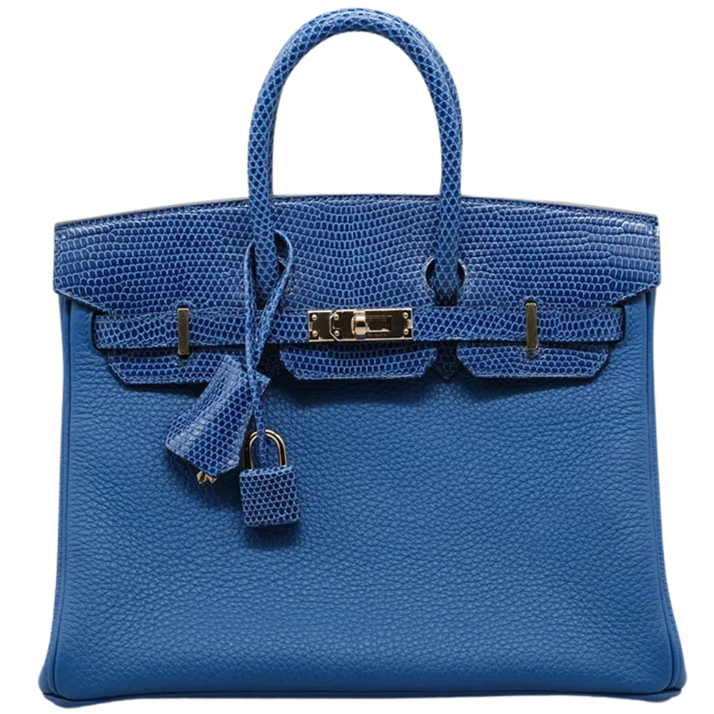 Birkin 25 Touch Blue de France