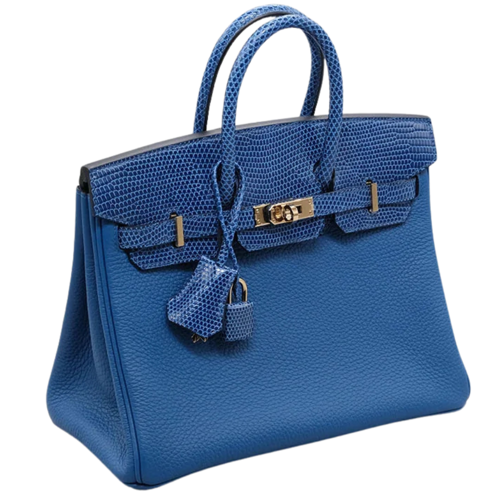 Birkin 25 Touch Blue de France