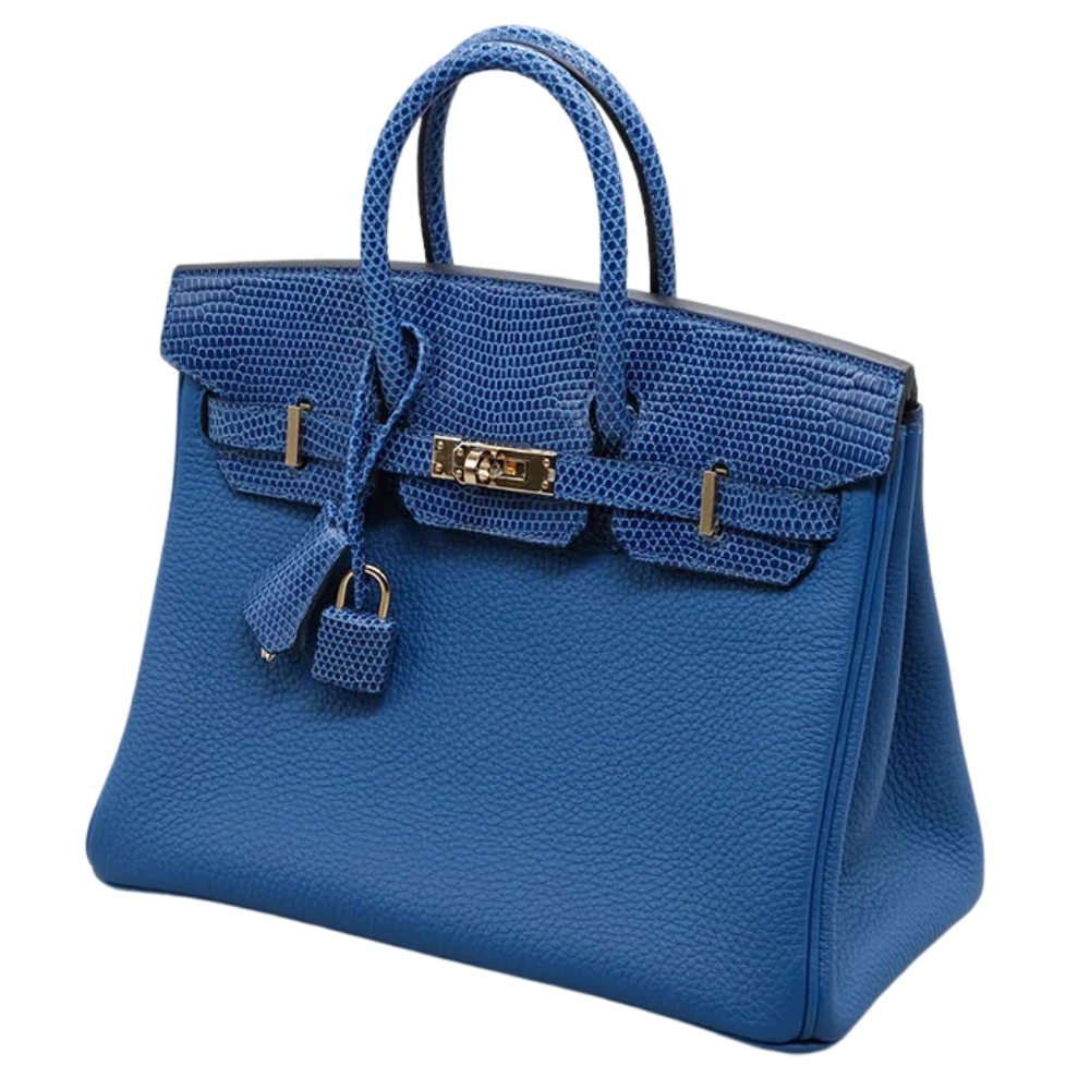 Birkin 25 Touch Blue de France