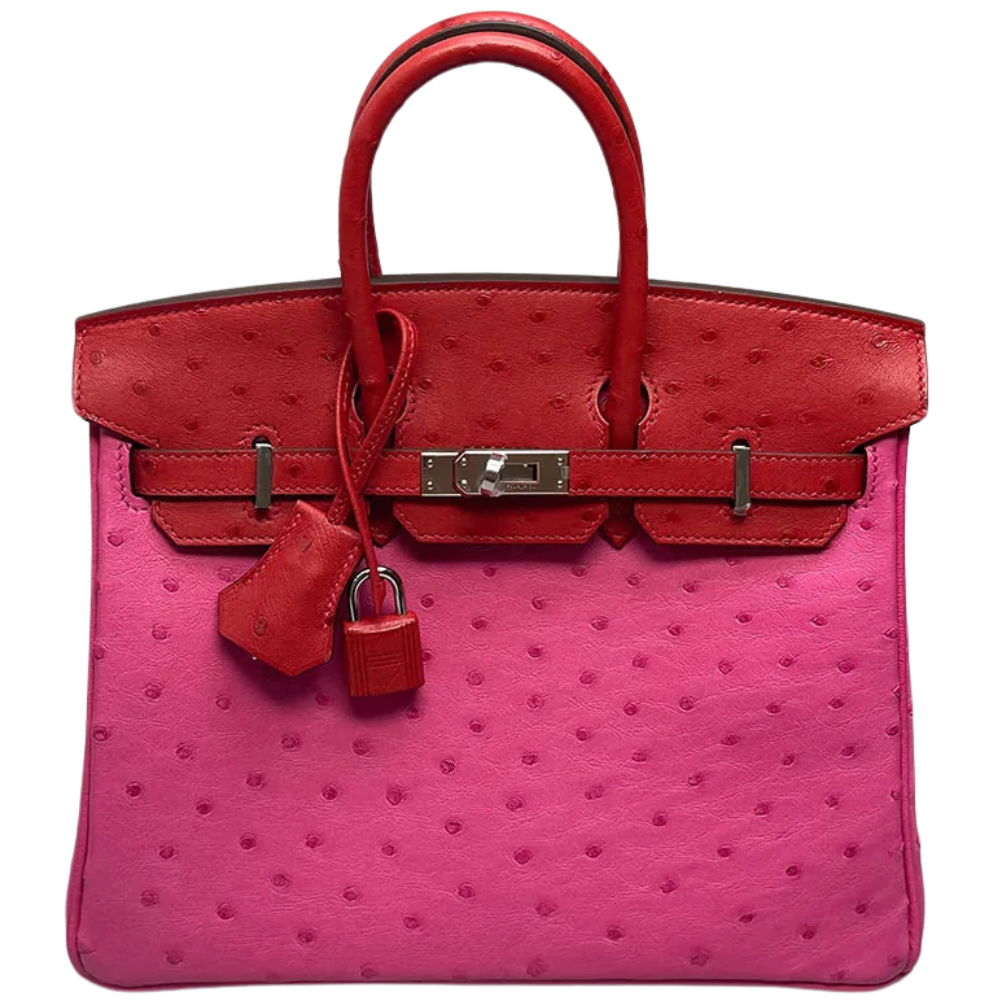 Birkin 25 Touch Rouge Vif / Rose Tyrien