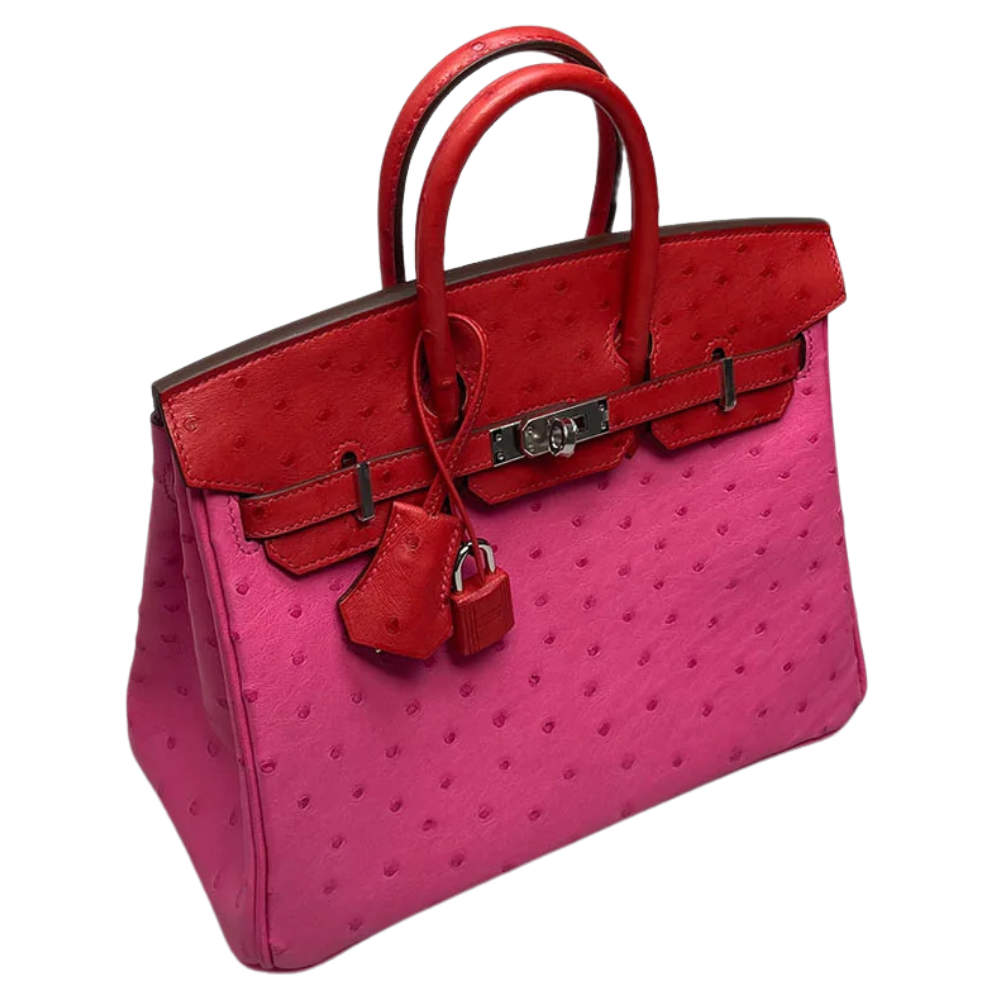 Birkin 25 Touch Rouge Vif / Rose Tyrien