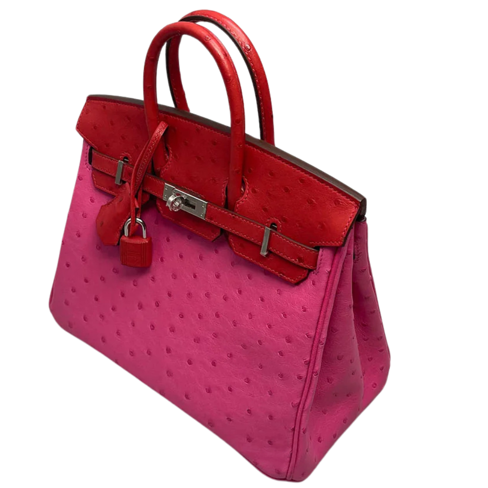 Birkin 25 Touch Rouge Vif / Rose Tyrien