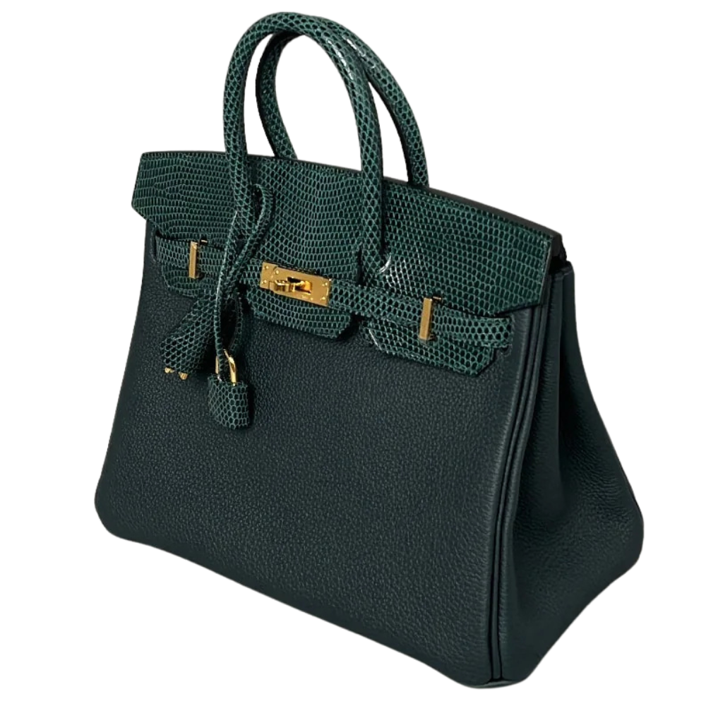 Birkin 25 Touch Vert Rousseau / Vert Cypress