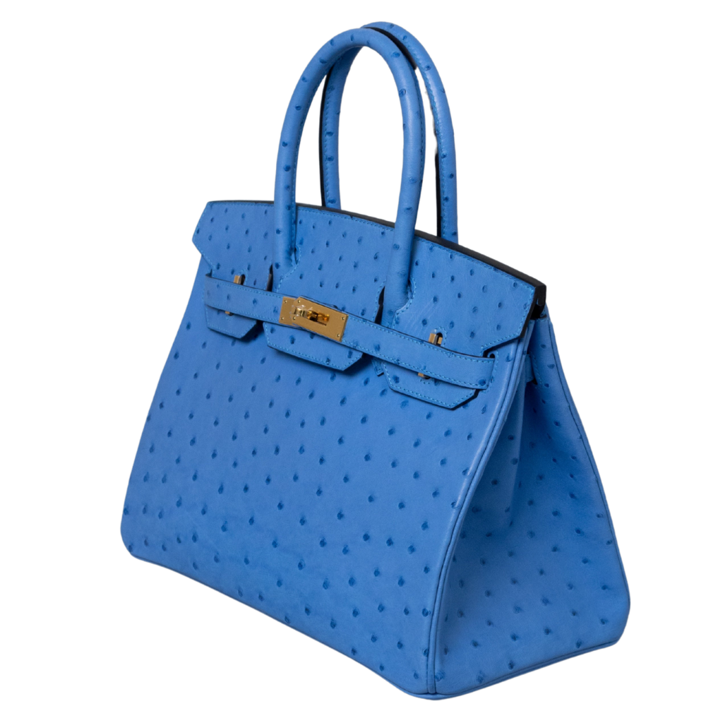 Birkin 30 Blue Mykonos