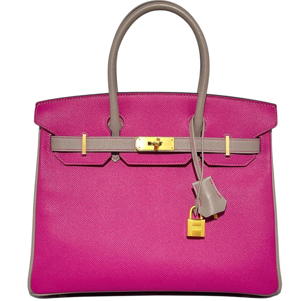 Birkin 30 HSS Rose Pourpre / Gris Asphalte