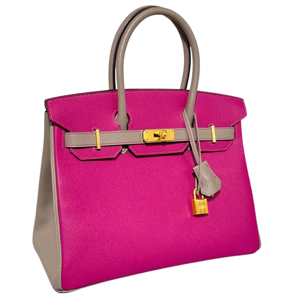 Birkin 30 HSS Rose Pourpre / Gris Asphalte