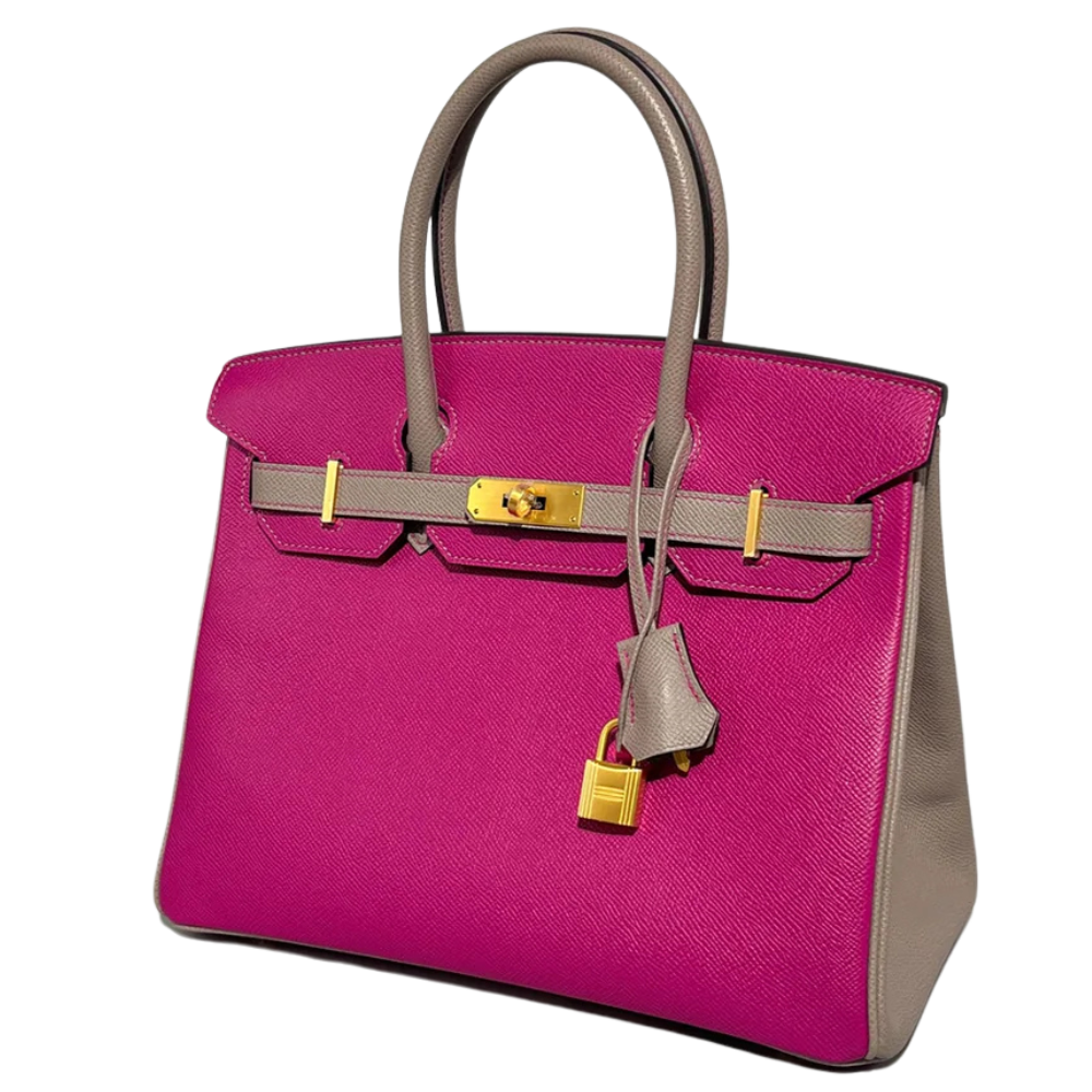 Birkin 30 HSS Rose Pourpre / Gris Asphalte
