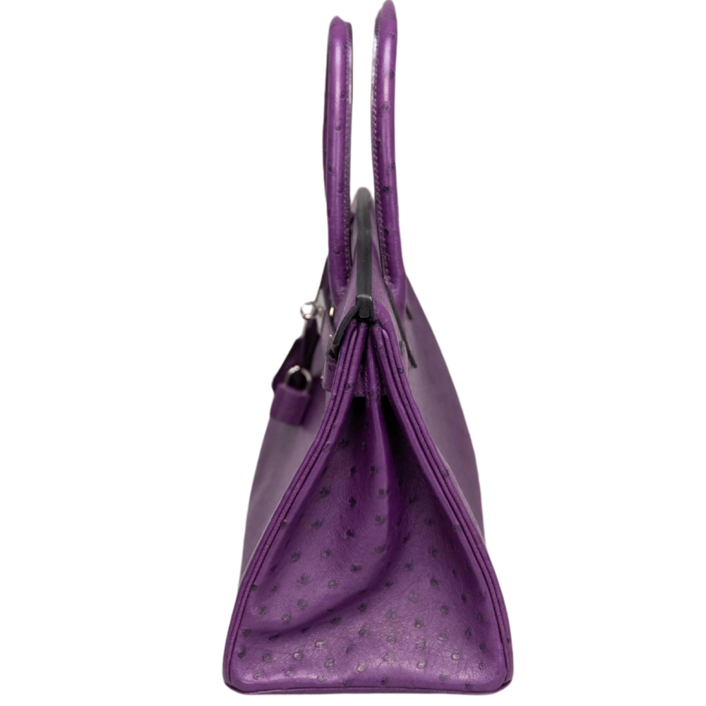 Birkin 30 Ostrich Violet