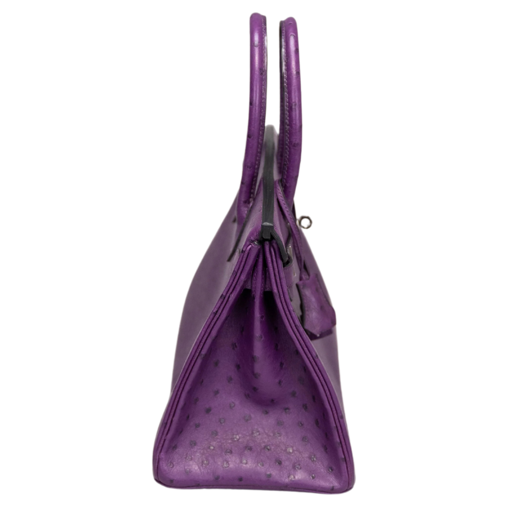 Birkin 30 Ostrich Violet
