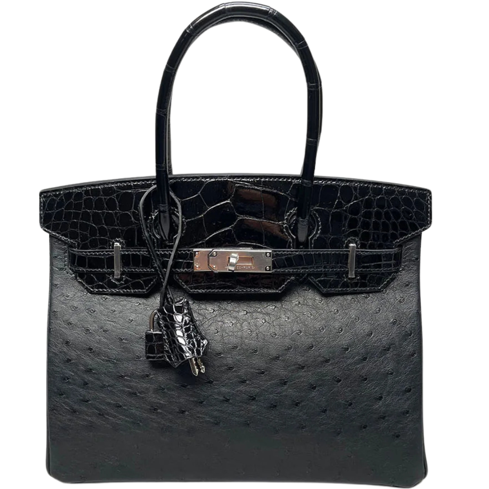Birkin 30 Touch Blue Marine / Black