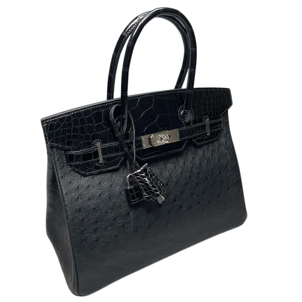 Birkin 30 Touch Blue Marine / Black