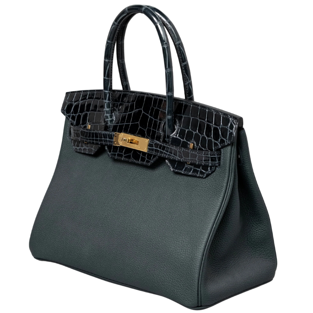 Birkin 30 Touch Vert Cypress