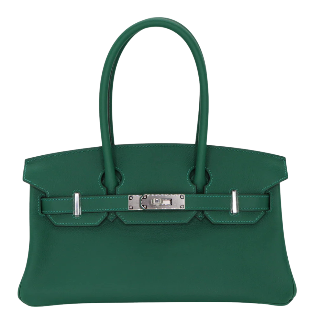 Birkin Shoulder Vert Moyen