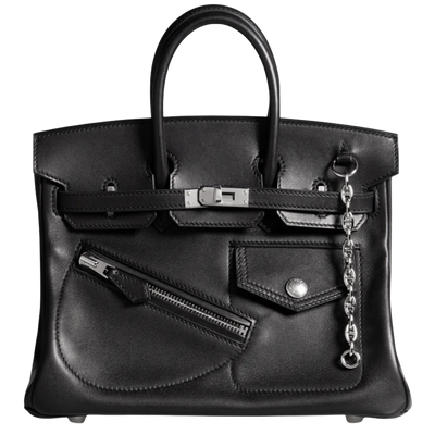 Birkin 25 Rock Black