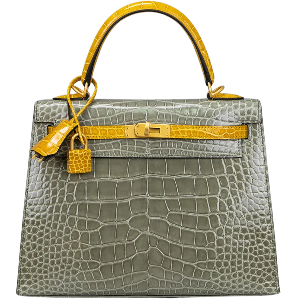 Kelly 25 Gris Tourtelle / jaune ambre