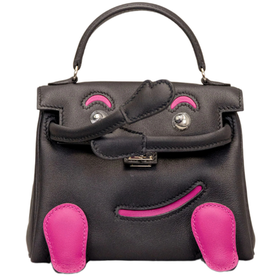 Kelly Doll black / Rose Pourpre