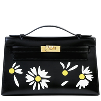 Kelly Pochette Daisy Noir Box