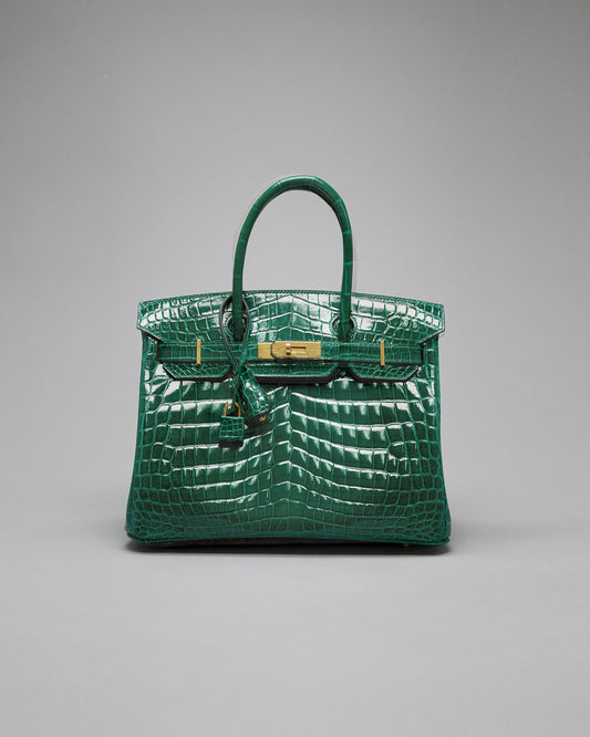 Birkin 30 Emerald Niloticus